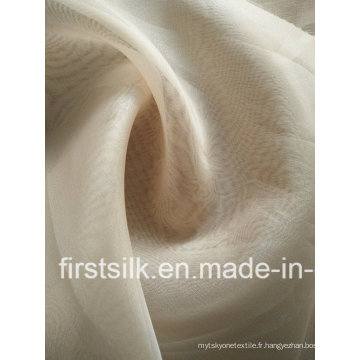 100% Soie Tissu en Organza Soie Fsoz006